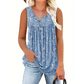 📢LAST DAY SPECIAL PRICE: ￡14.99!⏰Women's Printed Button Sleeveless Top