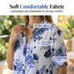 Women's Floral Print Button-Down Shirt