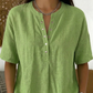 【S-3XL】🍃Women's Casual Solid Color Blouse