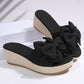 Women's Bow-Knot Wedge Platform Sandals