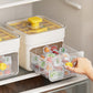 One-Press Ice Cube Tray with Storage Bin