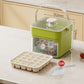 One-Press Ice Cube Tray with Storage Bin