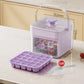 One-Press Ice Cube Tray with Storage Bin