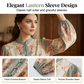 Romantic Floral Print High Neck Mini Dress