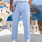 💥✨Limited-time 50% Off Special Offer🌞 Boho Chic Linen Blend Drawstring Pants 🌊