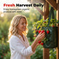 Hanging Strawberry Planter Bag with Side Pockets
