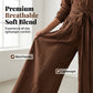 Women's Collared Top and High-Waist Pants Set