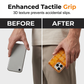 Stylish Clear Embossed Grid Phone Case