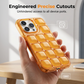 Stylish Clear Embossed Grid Phone Case