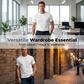 Men's Short Sleeve Crew-Neck Jacquard Shirt