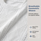 Men's Short Sleeve Crew-Neck Jacquard Shirt