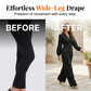 Chic Long Sleeve V-Neck Palazzo Jumpsuit