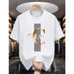 Men's Bold Letter Graphic Print T-Shirt