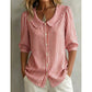 Summer Commuter Striped Button-Down Shirt
