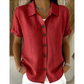 Women's Summer Casual Cotton-Linen Shirt