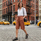 Women's Casual Drawstring Capri Shorts