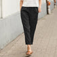 🔥Linen-cotton women's large size loose pants