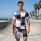 🔥2026 New Arrival ＆ Summer Hot Sale ＆ 50％ Off🔥Men's Abstract Print T-Shirt & Shorts Set