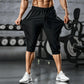 Men's Quick-Dry Athletic Capri Pants