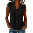 ☀️ Summer Chic Alert – Women’s V-Neck Button-Down Top For Every Occasion ☀️
