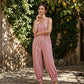 🥳2026 HOT SALE🥳 50% OFF!💞Women's Casual Striped Spaghetti Strap Jumpsuit