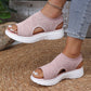 ⏳LAST DAY SALE ONLY ￡14.99!!💐 Women's Breathable Knit Platform Sandals – Air-permeable knit upper, cushioned sole & lightweight comfy summer footwear ✨