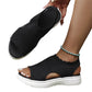 ⏳LAST DAY SALE ONLY ￡14.99!!💐 Women's Breathable Knit Platform Sandals – Air-permeable knit upper, cushioned sole & lightweight comfy summer footwear ✨