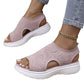⏳LAST DAY SALE ONLY ￡14.99!!💐 Women's Breathable Knit Platform Sandals – Air-permeable knit upper, cushioned sole & lightweight comfy summer footwear ✨