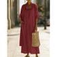 Women's Casual Dress & Cardigan 2-Piece Set