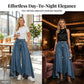 Women's High-Waist Wide-Leg Jeans with High-Low Hem
