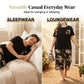 Women's Casual Crew Neck Top & Capri Pants Set