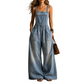 ⌛Limited-time offer-Women Summer Loose Denim Jumpsuit with Pockets
