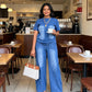 💙Women's Casual Denim Top & Pants 2-Piece Set – Effortless Everyday Summer Style☀️