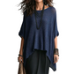 ⌛Limited-Time Offer-✨Women’s Hollow-Out Batwing Sleeve Knit Top