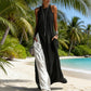 📢📢50% OFF !! ⏰Women's Flowy Sleeveless Colorblock Maxi Dress