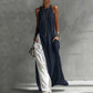 📢📢50% OFF !! ⏰Women's Flowy Sleeveless Colorblock Maxi Dress