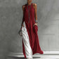 📢📢50% OFF !! ⏰Women's Flowy Sleeveless Colorblock Maxi Dress