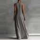 📢📢50% OFF !! ⏰Women's Flowy Sleeveless Colorblock Maxi Dress