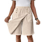 ⏳Limited-time 50% off⏰Women's Knee-Length Asymmetrical Wrap Shorts🩳