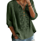 ⌛Limited-time offer-Women's Artistic Style Breathable Short Sleeve Top