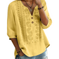 ⌛Limited-time offer-Women's Artistic Style Breathable Short Sleeve Top