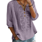 ⌛Limited-time offer-Women's Artistic Style Breathable Short Sleeve Top