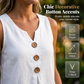 📣50% OFF👗Women's V-Neck Sleeveless Cotton Linen Vest – 🌸Breathable, Soft & Lightweight – Perfectly Suited For All Summer Outfits