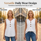 📣50% OFF👗Women's V-Neck Sleeveless Cotton Linen Vest – 🌸Breathable, Soft & Lightweight – Perfectly Suited For All Summer Outfits