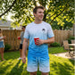 📢📢50% OFF !! ⏰Men's Gradient Short Sleeve and Shorts Set