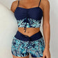 🔥While Supplies Last 52% OFF!Flattering High-Waist Bikini Set | Sporty Boxer Cut & Chic Lace-Up Top | Quick-Dry Tummy Control Beachwear