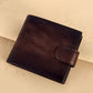 🛡️ MEN'S VINTAGE RFID BLOCKING WALLET — Genuine Leather | Slim 10-Card Design | Protects Against Contactless Fraud | Ideal Father's Day Gift 🎁