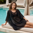⌛50% Off on the Last Day-Women's Crochet Patchwork Beach Cover Up with Tassel
