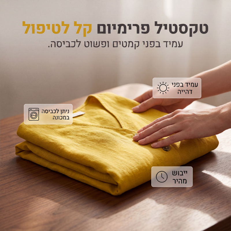 שמלת חולצה עם שרוולים ארוכים בהשראת וינטג'