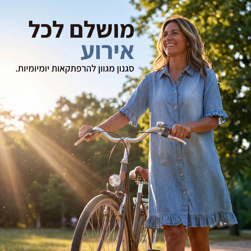 שמלת חולצת דנים בגזרה רופפת עם סלסולים
